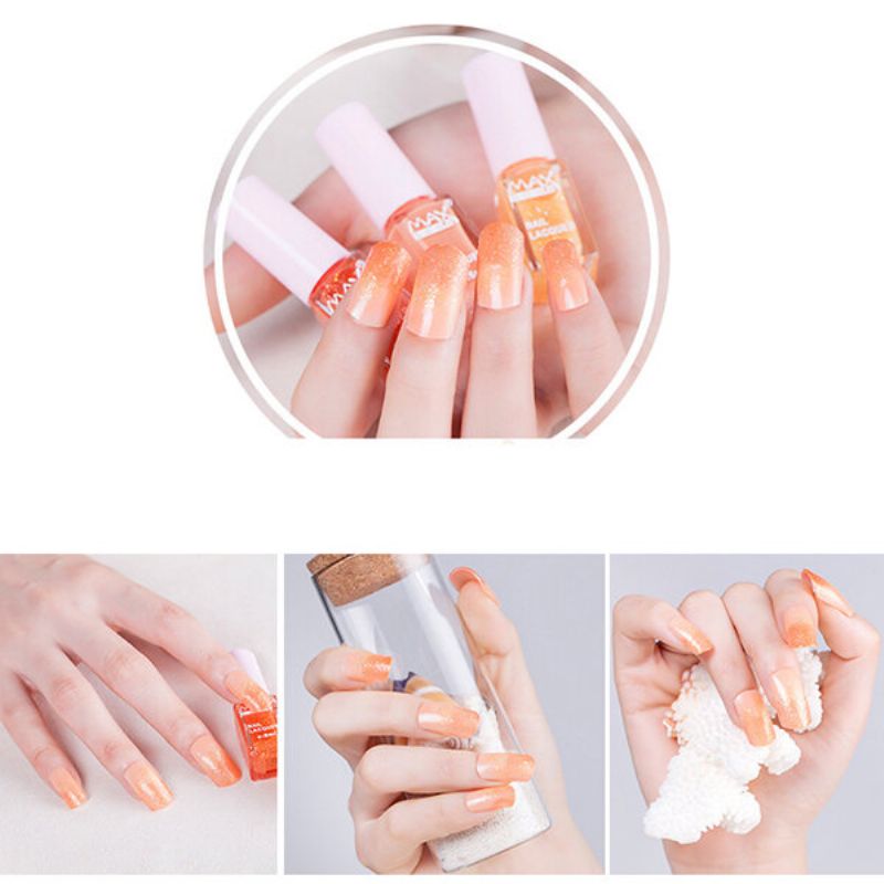 Maxdona 3 Boje/komplet Lakova Za Nokte Gradient Color Cocktail Magic Nails Gel