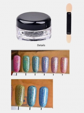 Metallic Mirror Powder Nail Glitters Dust Chrome Pigment 6 Boja