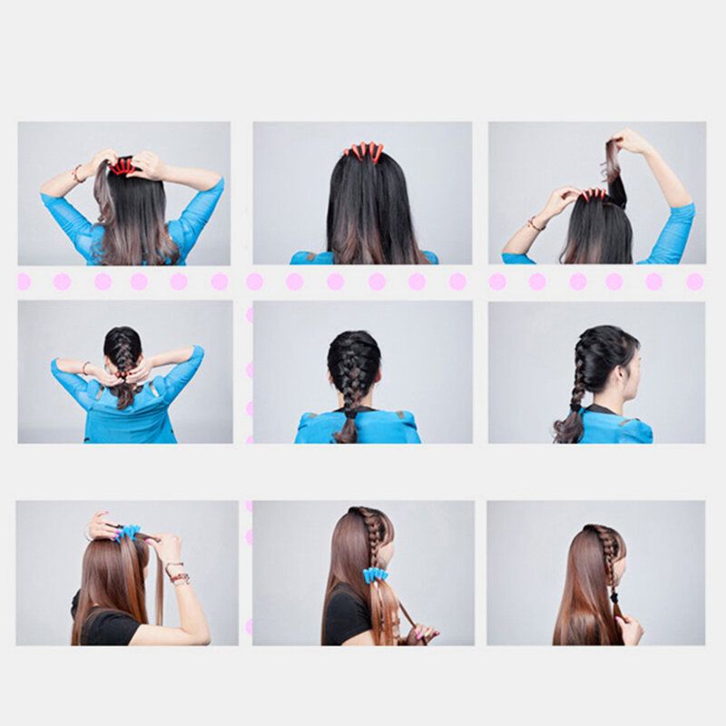 3 Boje Five Fingers Design Alat Za Pletenje Ženske Kose Twist Hair Braider Za Oblikovanje Diy Dodatak