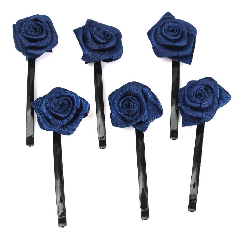 6kom Cvjetova Ruža Ukosnice Drške Stezaljke Pribor Svadbena Zabava