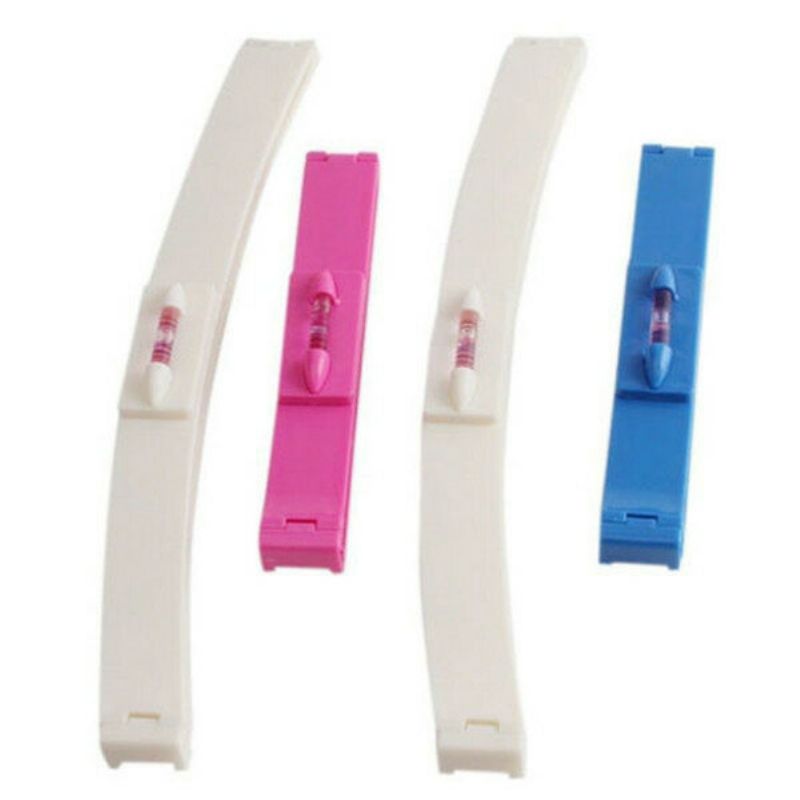 Hair Bang Ruler Cute Trimmer Fringe Cut Tool Clipper Vodič Za Češalj Pink Blue