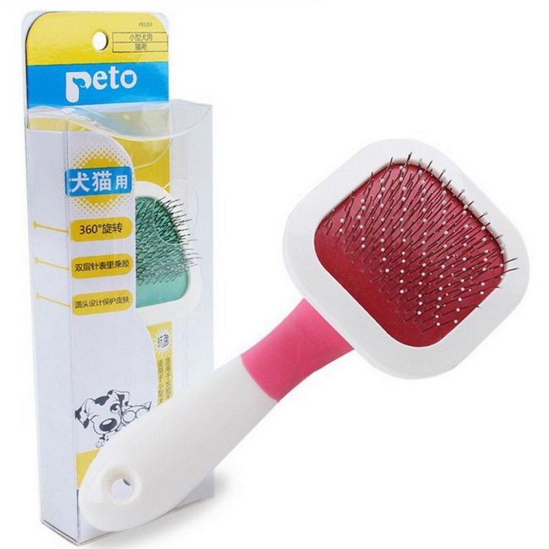 Pet Dog Cat Grooming Slicker Brush Comb Tool Rotirajući Za 360° Za Dugodlake Pse