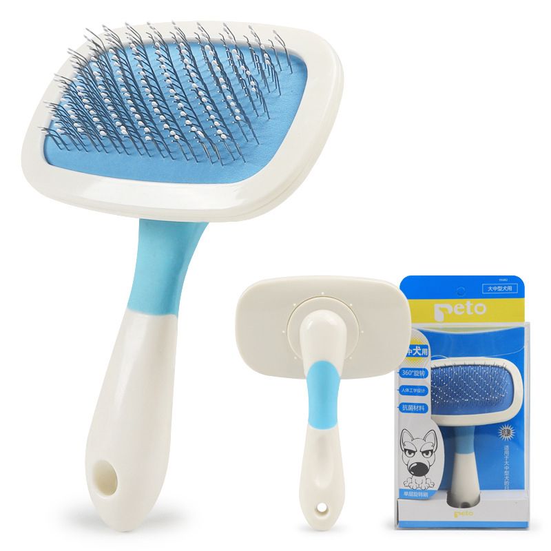 Pet Dog Cat Grooming Slicker Brush Comb Tool Rotirajući Za 360° Za Dugodlake Pse