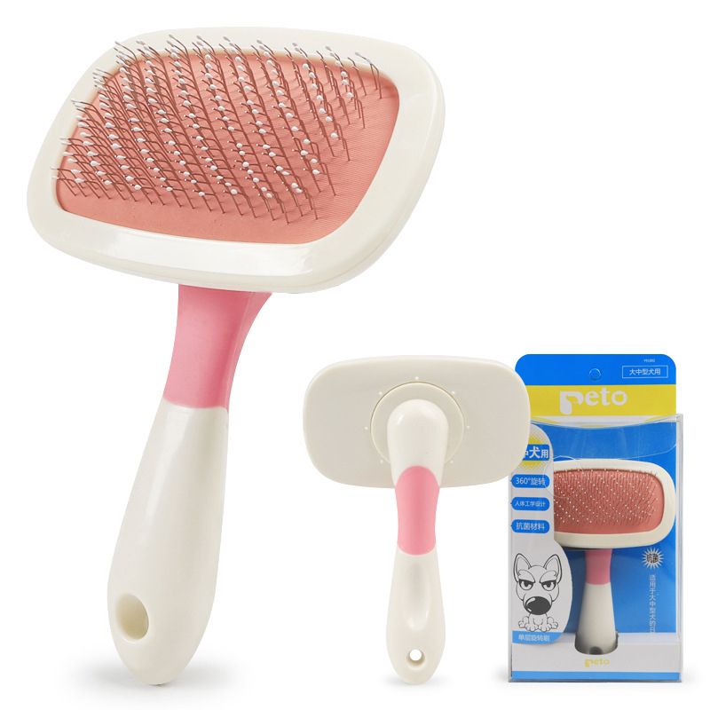 Pet Dog Cat Grooming Slicker Brush Comb Tool Rotirajući Za 360° Za Dugodlake Pse