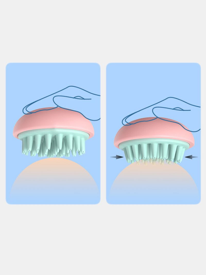Ručna Mini Četka Za Masažu Vlasišta S Odvojivom Glavom Meridijanski Češljevi Za Kupanje