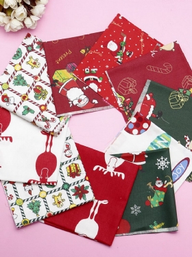 5/10kom Cartoon Christmas Series Twill Pamučna Tkanina Diy Ručno Rađena Patchwork Za Šivanje