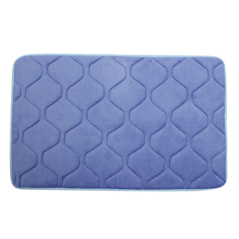 80x50 cm Upijajući Tepih Od Memorijske Pjene Protiv Klizanja Za Kupanje Coral Velvet Chronic Rebound Podna Prostirka