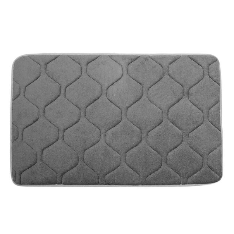 80x50 cm Upijajući Tepih Od Memorijske Pjene Protiv Klizanja Za Kupanje Coral Velvet Chronic Rebound Podna Prostirka