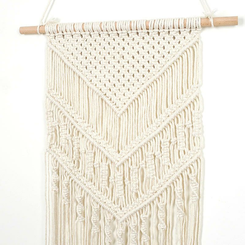Coutlet Macrame Tapiserija Zidna Viseća Deka Ručno Tkana Pamučna Dekoracija Doma