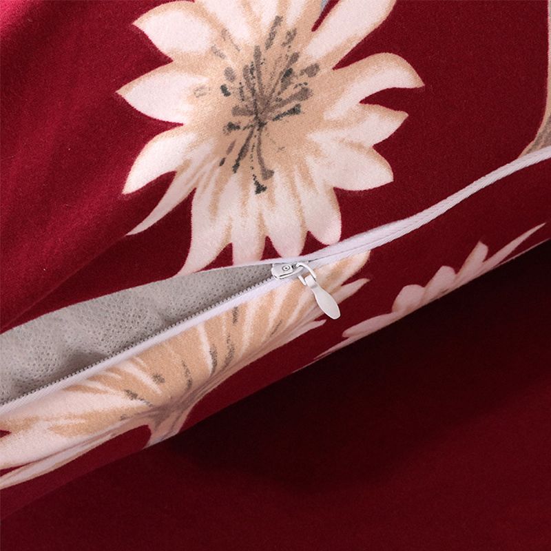 Crveni Kimono 1/3 Sjed Kućna Meka Elastična Navlaka Za Sofu Lako Rastezljiva Zaštitni Kauč