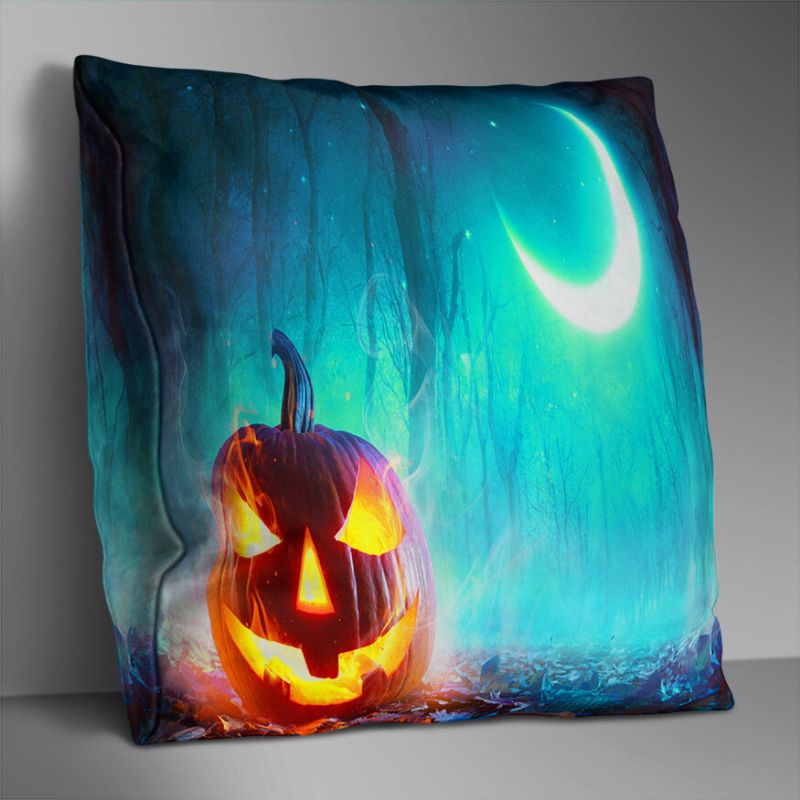 Dvostrani Tiskani Poliester Halloween Jastučnica Kućni Kauč Mekana Art Decor