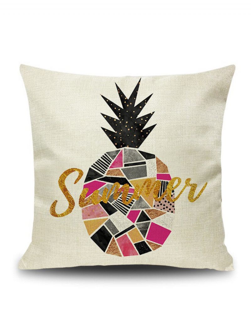 Ins Nordic Pineapple Cactus Geometric Style Lanene Jastučnice Kućni Kauč Art Decor Sjedala