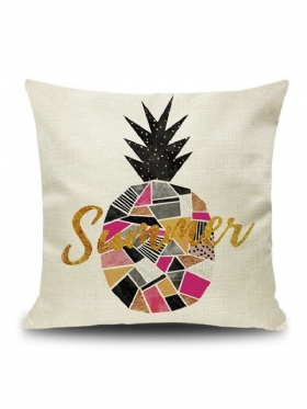 Ins Nordic Pineapple Cactus Geometric Style Lanene Jastučnice Kućni Kauč Art Decor Sjedala