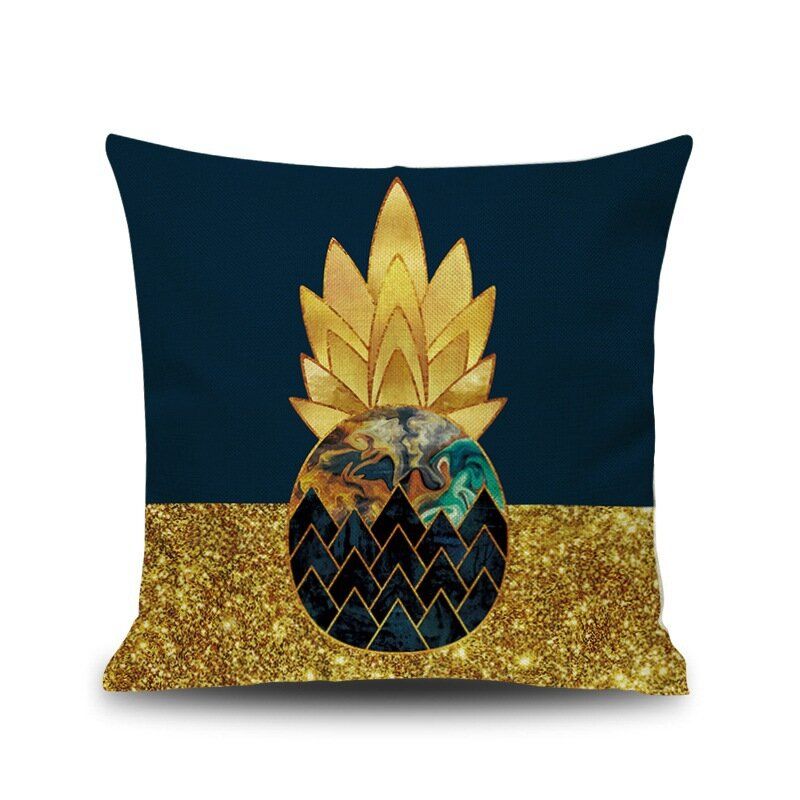 Ins Nordic Pineapple Cactus Geometric Style Lanene Jastučnice Kućni Kauč Art Decor Sjedala