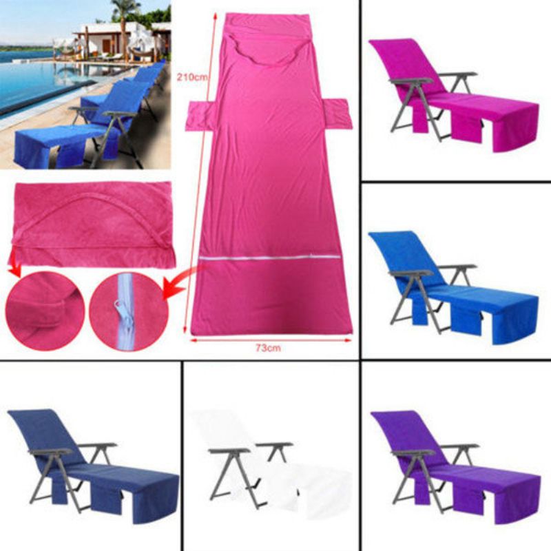 Lounger Mate Ručnik Za Plažu Ležaljka Za Sunčanje Za Odmor U Vrtu S Džepovima