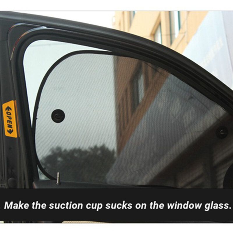 Sjenilo Za Automobilski Prozor - (2 Paketa) - 26x15 Inča Prianjajući Za Automobilske Prozore - Zaštita Od Bljeska Sunca I Uv Zraka Za Vaše Dijete - Sunčane Sjenila Za Bočni Za Bebe