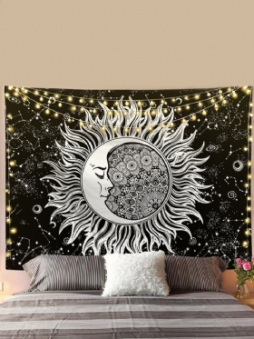 Sun Moon Mandala Uzorak Tapiserija Zidne Viseće Tapiserije Dnevni Boravak Dekoracija Spavaće Sobe