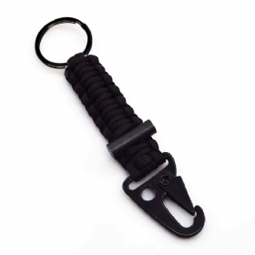Paracord Survival Keychain With Firestarter And Carabiner Kit Edc For Adventurecamping Planininglovtravel