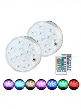 12 Led Rgb Podvodna Svjetiljka Vodootporna Noćna Lampa Vodena Fontana Fish Tank Garden Decor