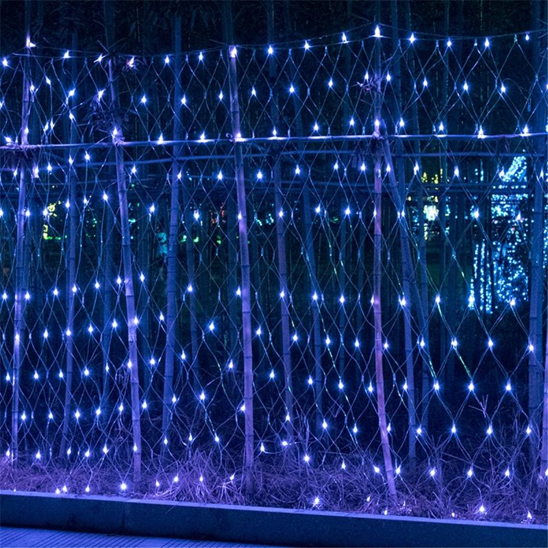 3x3m Vodootporna Led Zavjesa Fairy String Light Božićna Svadba Vanjski Dekor Eu Utikač Ac220v