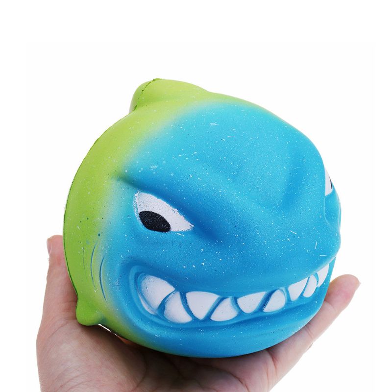 Fierce Shark Squishy Slow Rising Toy Poklon Zbirka S Pakiranjem