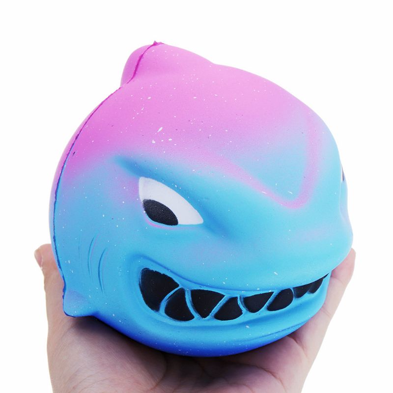 Fierce Shark Squishy Slow Rising Toy Poklon Zbirka S Pakiranjem