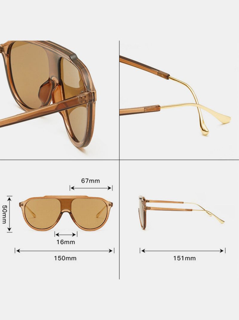 Jassy Unisex Plastične Metalne Sunčane Naočale Za Ležerna Putovanja S Uv Zaštitom