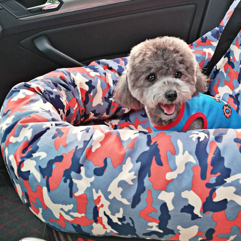 Kamuflažna Autosjedalica Za Kućne Ljubimce Krevet Za Pse Mačke Sigurnosne Presvlake Za Zimske Sjedalice Za Automobile