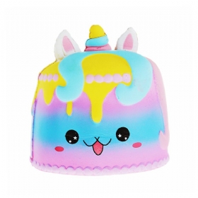 Kawaii Crown Cake Squishy Cute Soft Solw Rising Toy Crtić Poklon Zbirka S Pakiranjem