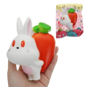 Kawaii Radish Rabbit Squishy Igračka Koja Se Sporo Diže S Pakiranjem Poklon Za Kolekciju