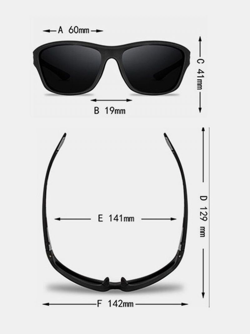 Muške Široke Bočne Pune Polarizirane Sunčane Naočale Protiv Uv Zračenja Za Ležerne Sportove Na Otvorenom Za Vožnju