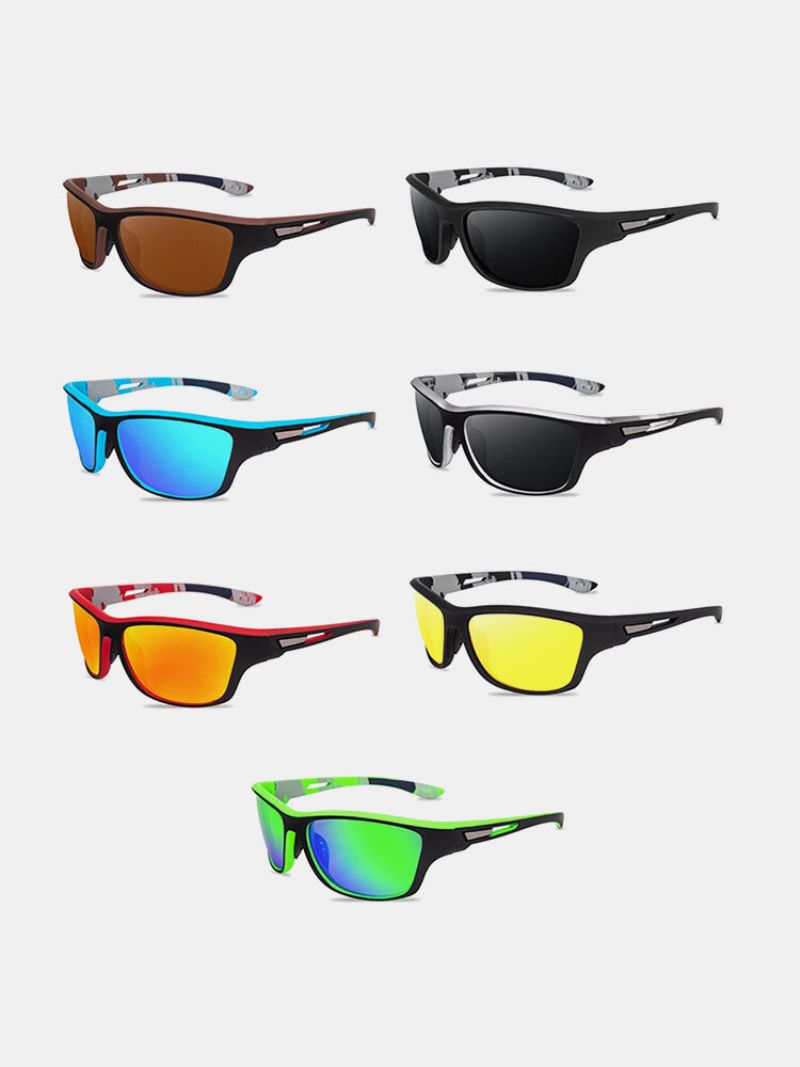 Muške Široke Bočne Pune Polarizirane Sunčane Naočale Protiv Uv Zračenja Za Ležerne Sportove Na Otvorenom Za Vožnju