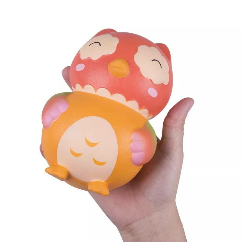 Owl Squishy Slow Rising Kolekcija Poklon S Pakiranjem