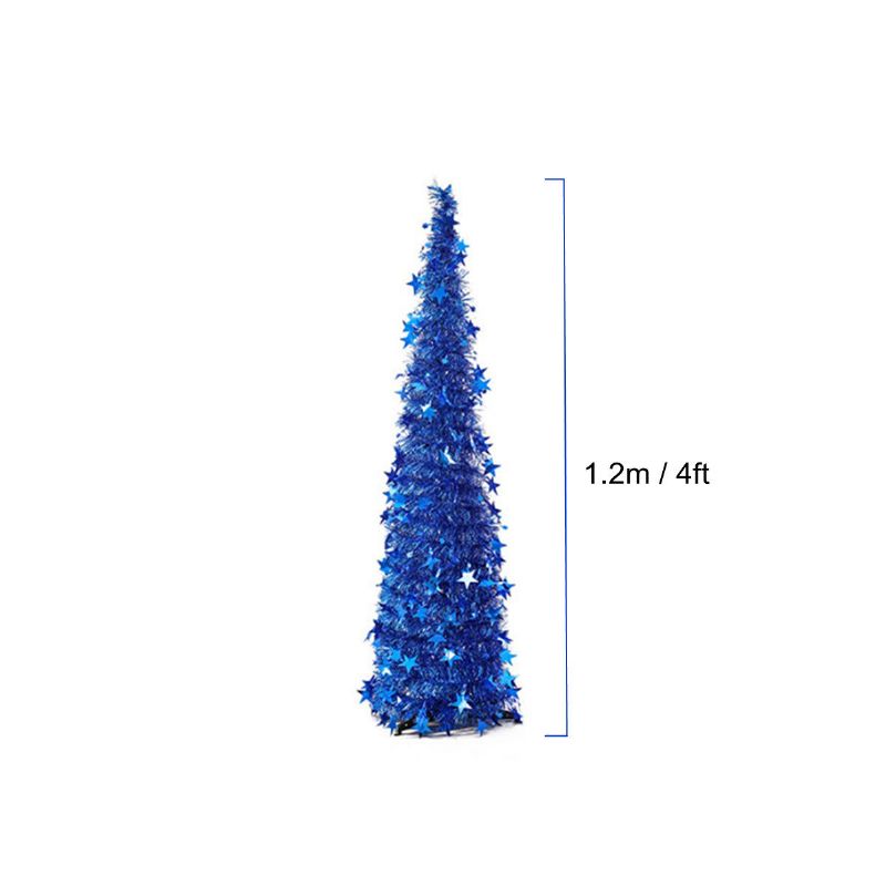 Sklopivo Božićno Ukrasno Drvce 1.2 M Visoko Šareno