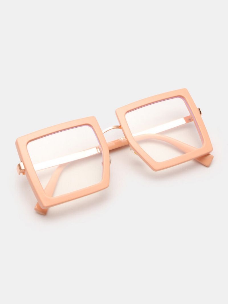 Unisex Pc Pun Veliki Kvadratni Okvir Anti-blue Light Eye Protection Ravne Naočale