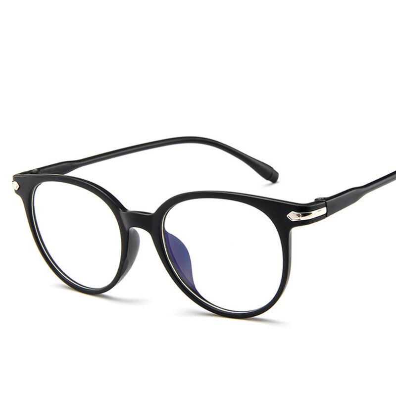 Unisex Prozirne Retro Naočale S Ravnim Ogledalom S Velikim Okvirom Višebojne S Gradijentom