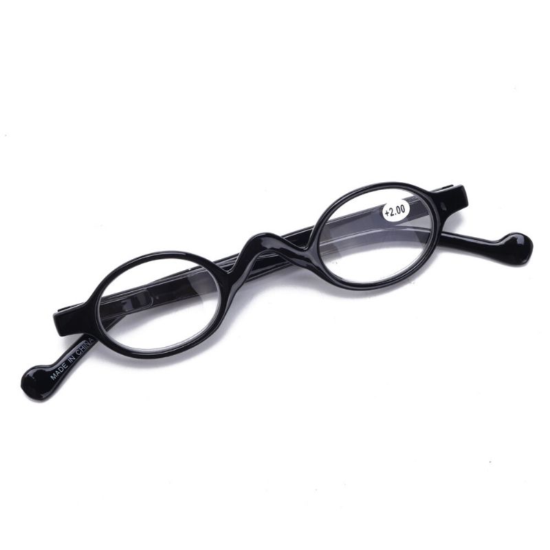 Ženski Muški Plastični Okvir Vintage Mali Okrugli Naočale Za Čitanje Jednostavne Izdržljive