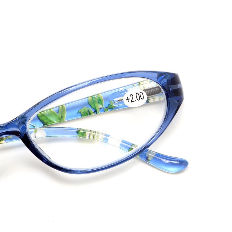 Ženski Prozirni Pc Okvir S Cvjetnim Uzorkom Lagane Udobne Anti-fall Naočale Za Dalekovidnost