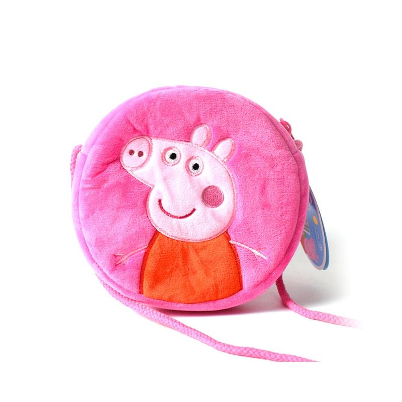 Slatka Peppa George Pig Mala Okrugla Dječja Torba Za Rame Ultrasoft Plišana Pamučna Za Nošenje Preko Tijela Za Djevojčice I Dječake