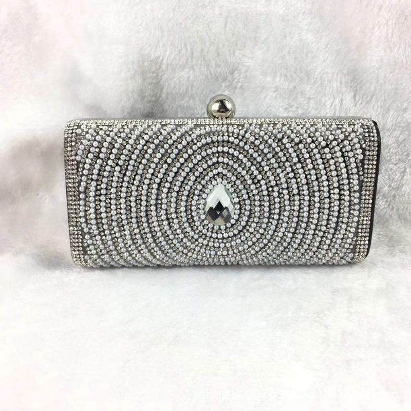 2023 Clutch Torbe Za Žene Elegantna Večernja Torbica S Kristalnim I Bisernim Ukrasom Modni Koji Se Lako Slaže Za Večernje Zabave