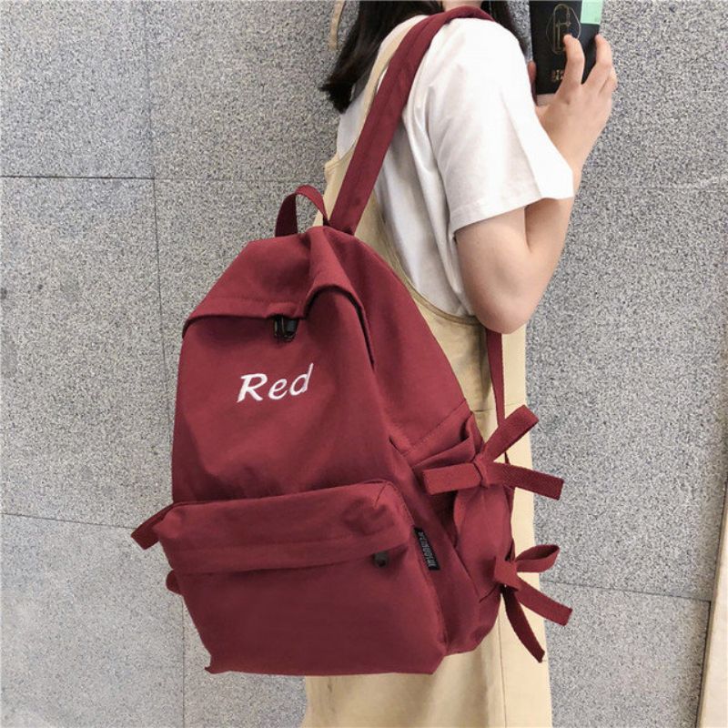 Ancient Sense Girl Bag Female Ins Wind Harajuku Ulzzang College Students Campus Ruksak Wild