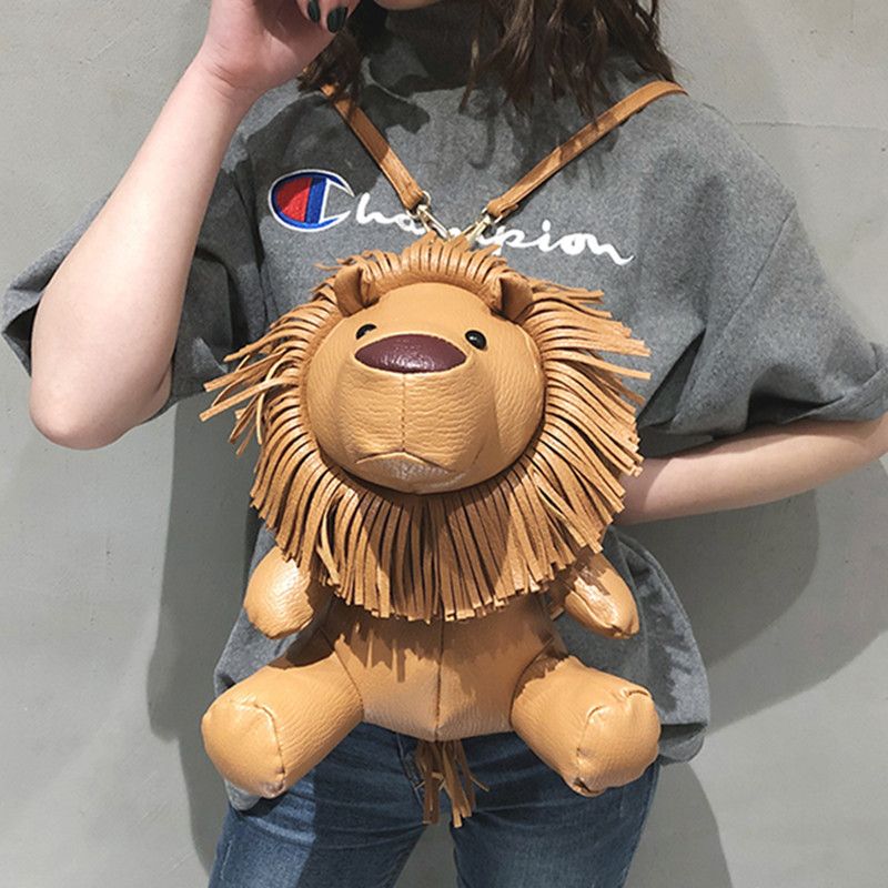 Creative Little Lion Literature Crossbody Bag Ruksak