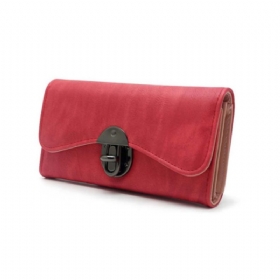 Dugi Clutch Ženska Torbica S Naborima Mat Pu Koža Držač Za Kartice S Kopčom Elegantna Preklopna