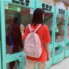 Japanska Verzija Drevnog Osjećaja Jednobojnog Ruksaka Girl Super Student Bag Divlji Vodootporni Sen Ruksak Tide 201