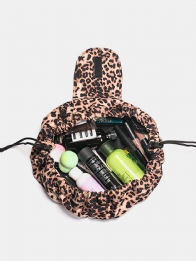 Leopard Print Lazy Makeup Bag Prijenosna Putna Torba Za Pohranu Za Velikog Kapaciteta S Uzicom