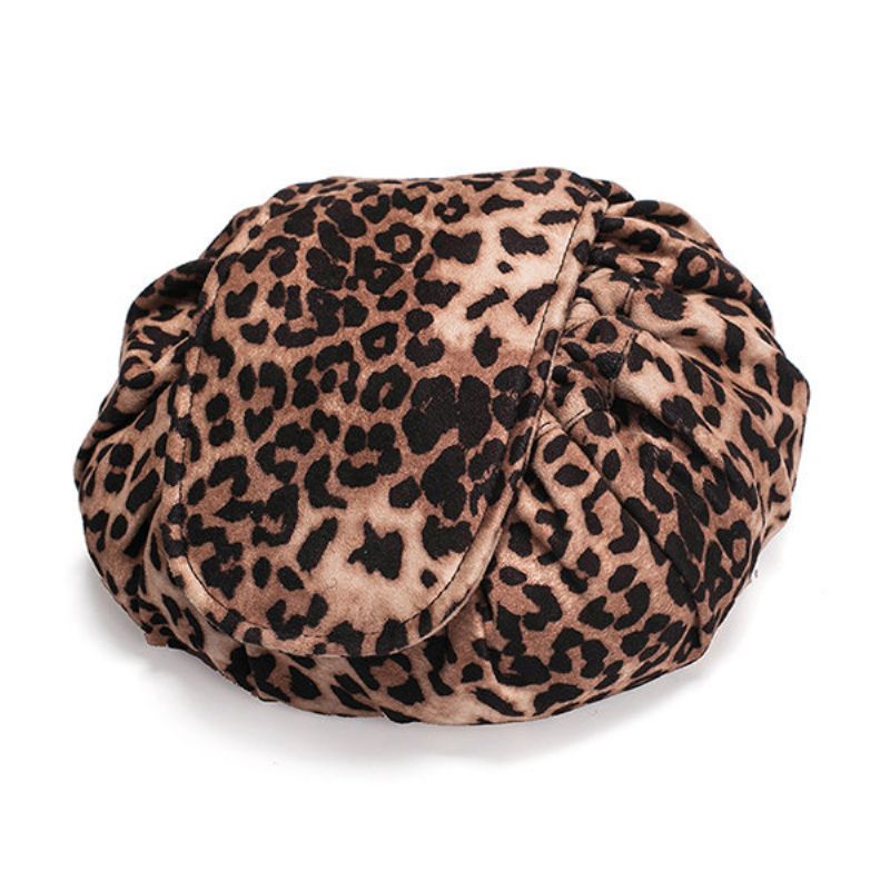 Leopard Print Lazy Makeup Bag Prijenosna Putna Torba Za Pohranu Za Velikog Kapaciteta S Uzicom