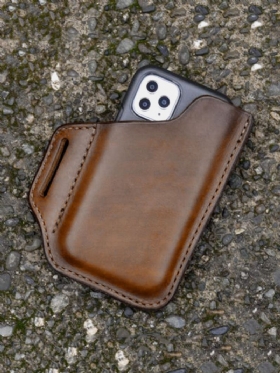 Muška Edc Retro Torba Za Telefon Od Prave Kože Od 6.3 Inča