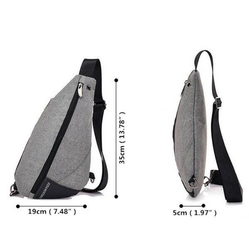 Oxford Ležerna Torba Na Prsima Sling Bag Preko Ramena Za Muškarce