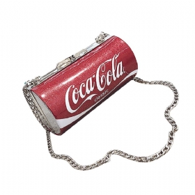 Slatka Kreativna Coca-cola Sprite Can Ženska Torba Na Rame Čvrsta Pu Slova Dekoracija Mala Preko Tijela