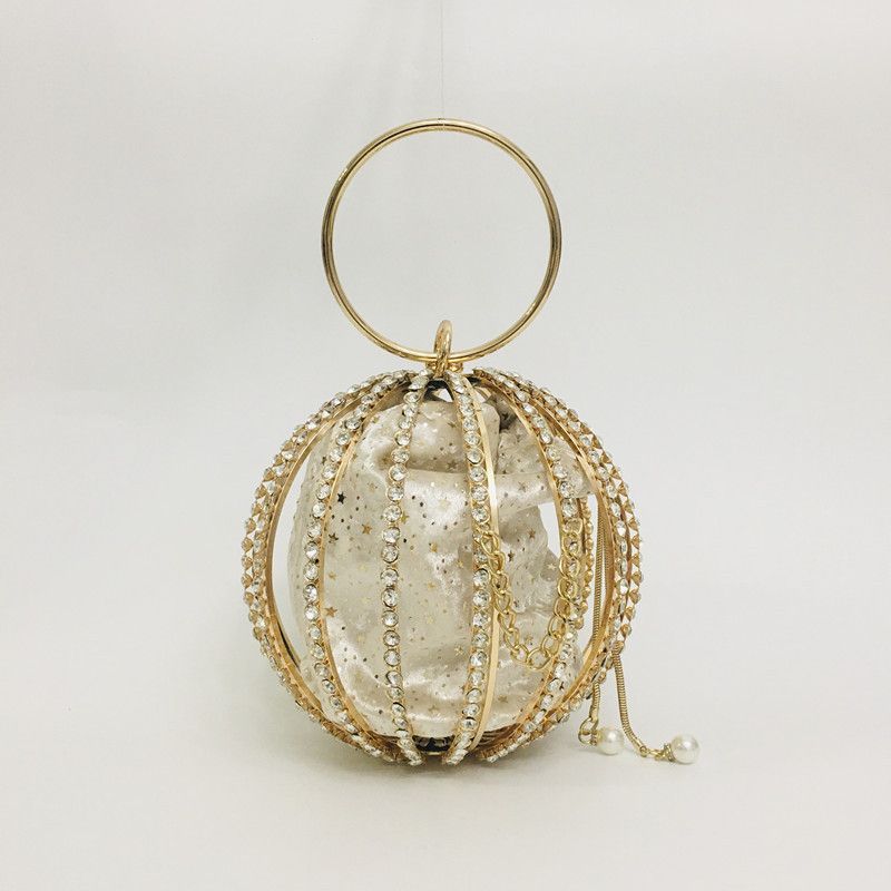 Večernja Torba Hollow Diamond Ball Bag